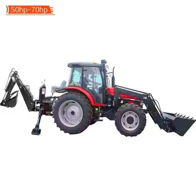 טרקטור כלי עזר אדום 4WD